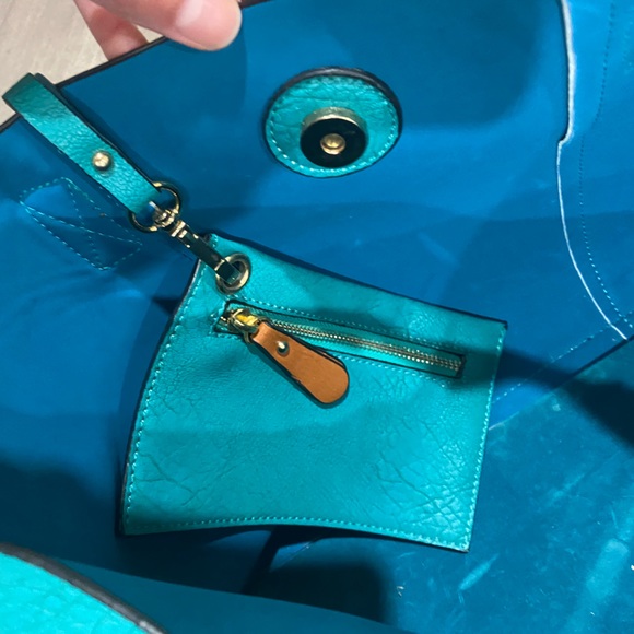 Turquoise bag set - Picture 5 of 12